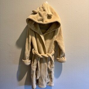 GAP  4T Toddler Recycled Fuzzy TeddyBear Robe